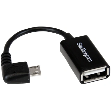 StarTech 5in Right Angle Micro USB to USB OTG Host