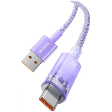 Baseus USB uz USB-C kabelis 6A 1m / violets | CATS