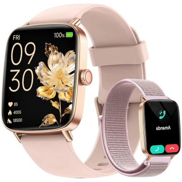 Smartwatch Damen Herren mit Telefonfunktion, 1,85"