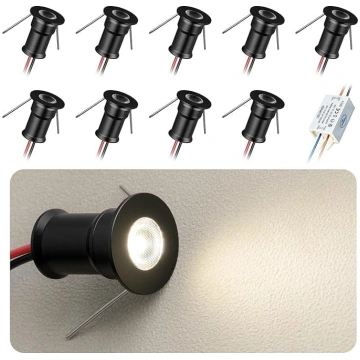 902 30° LED mini prožektors, DC 12 V, 1 W, 80 Ra,