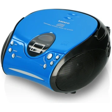 Lenco CD magnetola, zila/melna