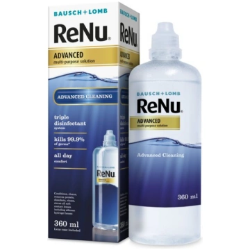 Kontaktlēcu kopšanas šķidrums ReNu Advanced 360 ml