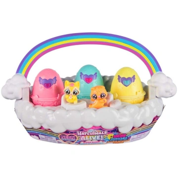 Hatchimals - Alive Neon Rainbow Basket - (6072741)