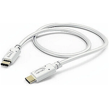 Hama USB-C — USB-C kabelis 1,5 m balts (183328)