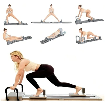 Saliekamais Pilates reformers, pārnēsājams Pilates