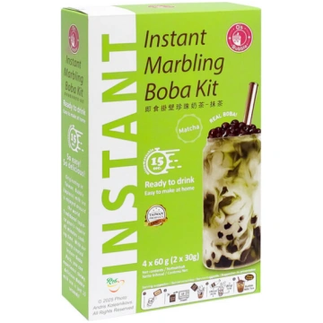 Burbuļtējas komplekts ar Matcha garšu 4 personām, 