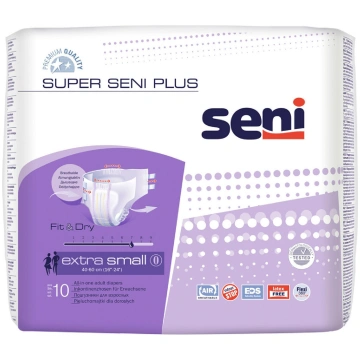 Autiņbiksītes Seni Super Plus, Extra Small, 10 gab