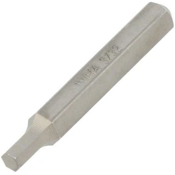 Screwdriver bit; hex key; HEX 3/32"; Socket size: 