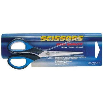 Starpak Scissors 16.5 cm with rubberized handle ( 