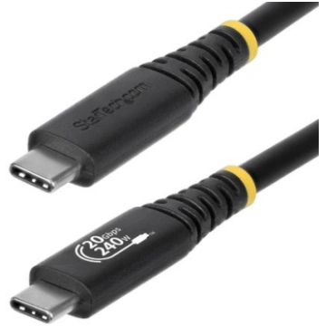 StarTech.com 2m (6ft) USB4 Cable, 20Gbps, USB-IF C