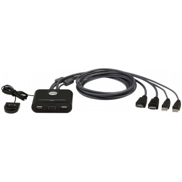 Aten Przełšcznik 2 portowy USB VGA FHD HDMI KVM Sw
