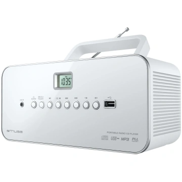 Muse M-28RDW Portable radio CD/MP3 Player with USB