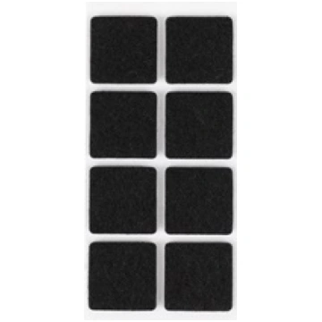 FELT PADS D25X25 BROWN 8PCS 168002375 (47720131703