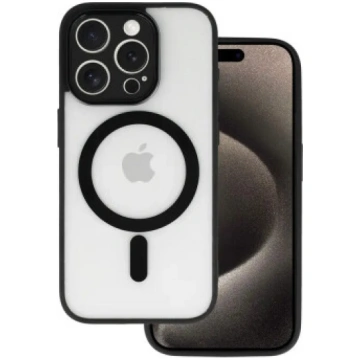 Acrylic Color Magsafe Case for Iphone 16 Pro black