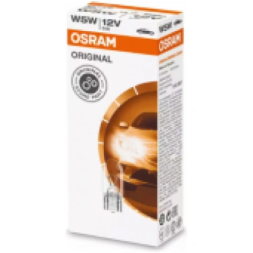 OSRAM W5W 12V Original Auxiliary 5W W2.1X9.5d, Hal