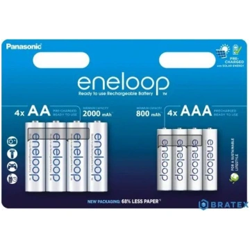 Panasonic Panasonic Eneloop Komplekts 4x Aa 2000ma