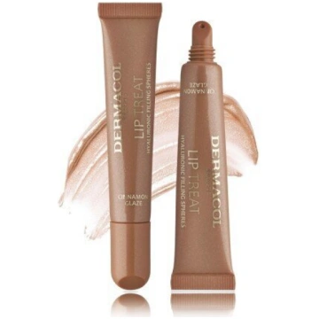 Lūpu spīdums Dermacol Lip Treat Cinnamon Glaze brū