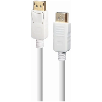CABLE DISPLAY PORT 1.8M/WHITE CC-DP2-6-W GEMBIRD
