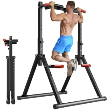 Power Tower Pull Up Dip Station saliekamā, Pull Up