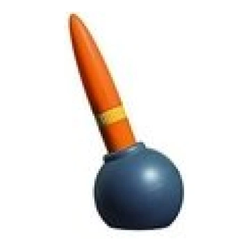 Viceversa inky patato peeler orange 13522