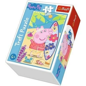 Trefl Puzzle 54 mini Wesoly dzien Swinki Peppy 2 3