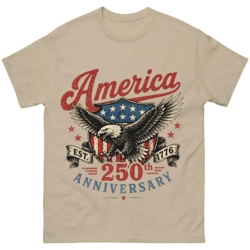 ASV-250. gadadienas-Comfort Colors-T-krekls, Ameri