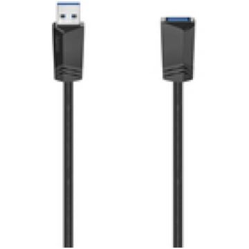 Hama Extension Cable USB-A 3.0 1.5 m melna - Vads 