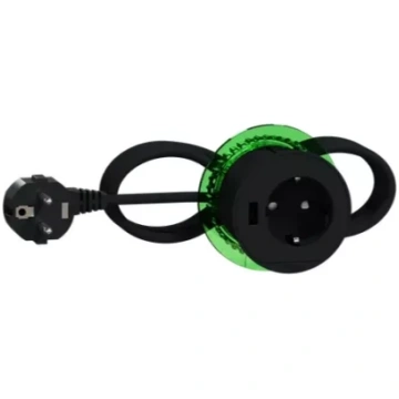 UNICA Galda kontaktligzda 1-vietīga + USB-A antrac