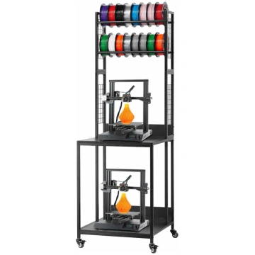 VEVOR 4 līmeņu 3D printera diega plaukts ar riteņi