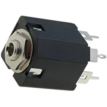 Connector: Jack 3,5mm; socket; female; stereo,with