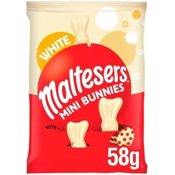 Maltesers balto šokolādes mini zaķu maisiņš Lieldi