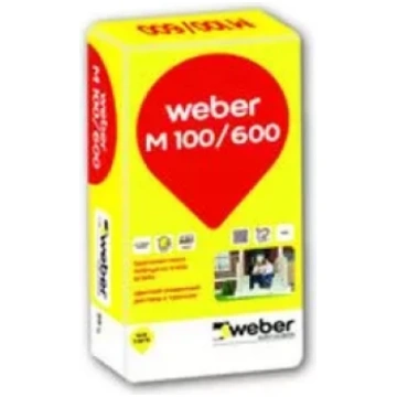 weber M100/600 25kg Mūrjava pelēka