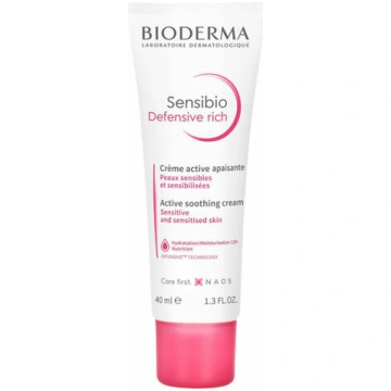 BIODERMA Sensibio Defensive rich aktīvs nomierinoš