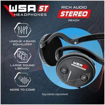 XP DEUS 2 WSAII ST (STEREO) bezvadu austiņas XP DE