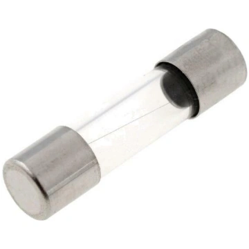 Fuse: fuse; cylindrical,glass; 8A; 125VAC; quick b
