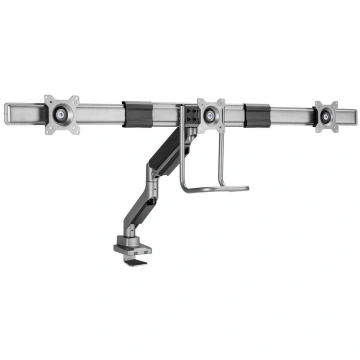 Equip 17"-27" Triple Monitor Desk Mount Bracket 45