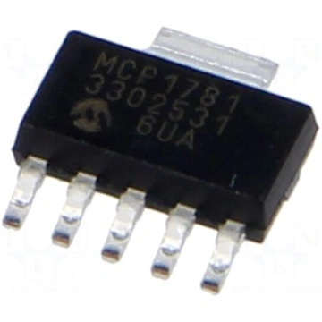 IC: voltage regulator | LDO,linear,fixed | 3.3V | 