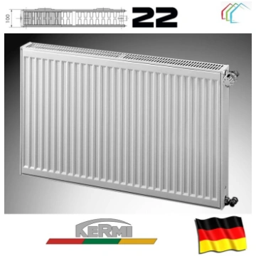 22-300x500 radiators KERMI sānu pieslēgums