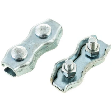 PLANE DOUBLE ROPE CLIPS 4MM 2PCS DUP04 (4772013295