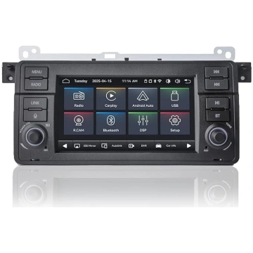 Linux auto radio priekš BMW E46 3 Series 1999-2005