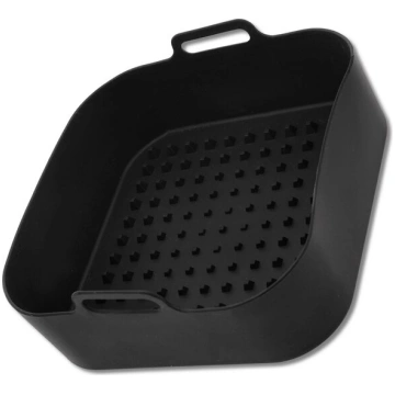 Silikona ieliktnis Air Fryer ierīcei – melns, elas