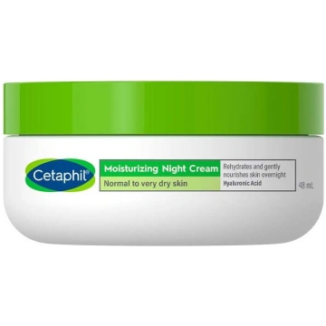 Nakts sejas krēms Cetaphil Moisturizing, 48 ml