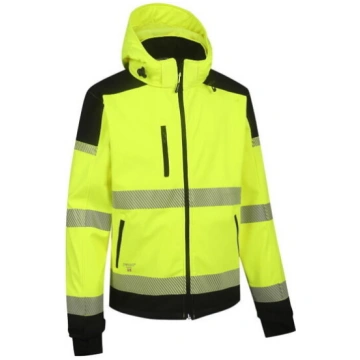 Augstas redzamības softshell jaka Palermo, dzelten