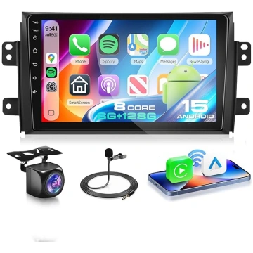 8 Core 6G + 128G Auto Radio Android 15 priekš Suzu