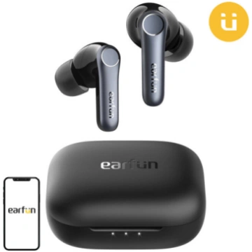 Wireless earphones TWS EarFun Air Pro 4, ANC (blac