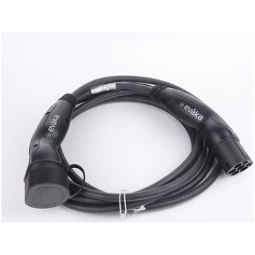 Evaka EV Charging Cable Type 2-Type 2, 22 kW, 32 A