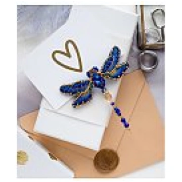 Rotas izšūšanas komplekts ar pērlītēm "Dragonfly",