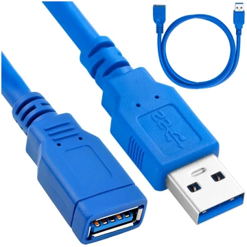 USB 3.0 pagarinātāja kabelis, ekranēts, 1.5m - usb