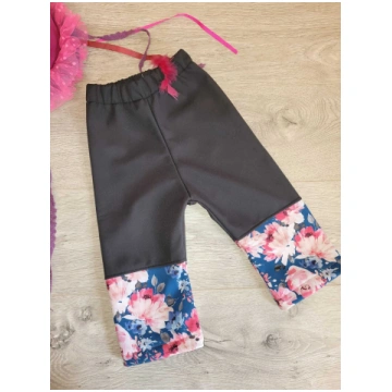 Softshell bikses - MELNS + ZIEDI