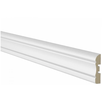 MDF durvju aploda 2,2m/12*58/balta Eesti-hoovellii